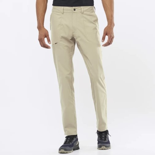 Beige Salomon Wayfarer City Men's Sport Pants | PH 82405E